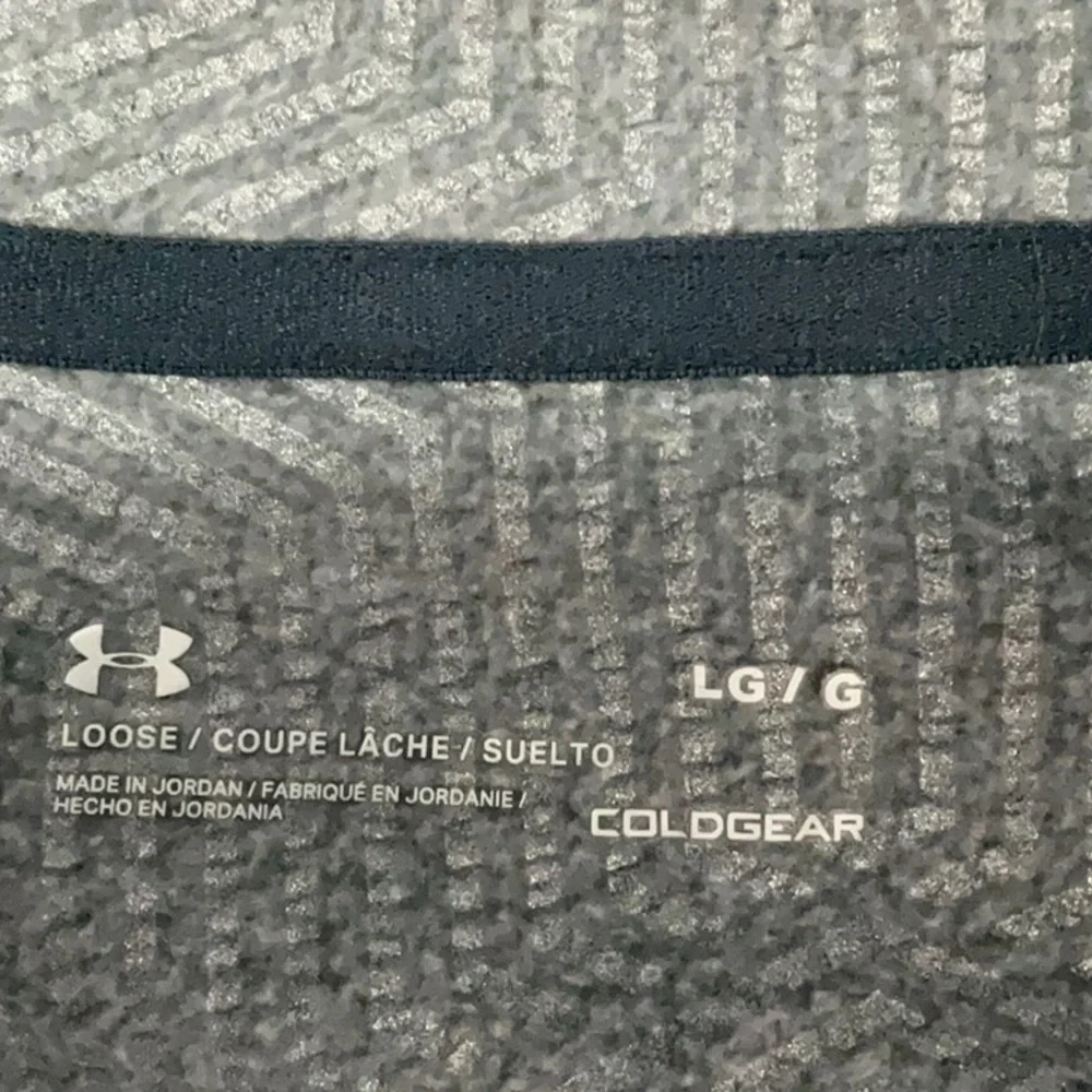 Under Armour Men's ColdGear Pullover Jacket in Gray